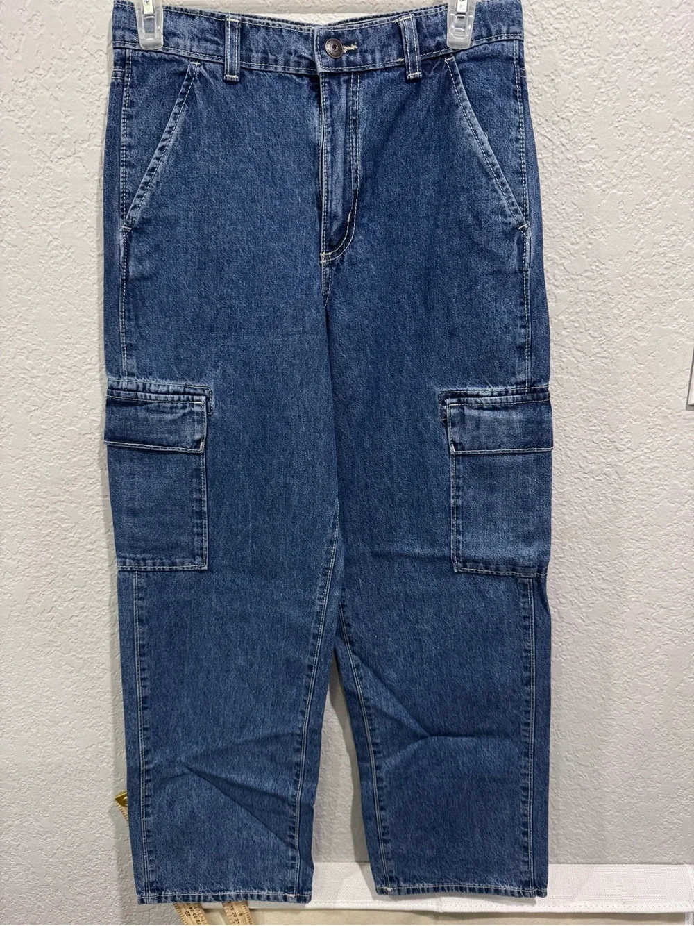 OshKosh B'gosh Blue Cargo Denim Relaxed Jeans